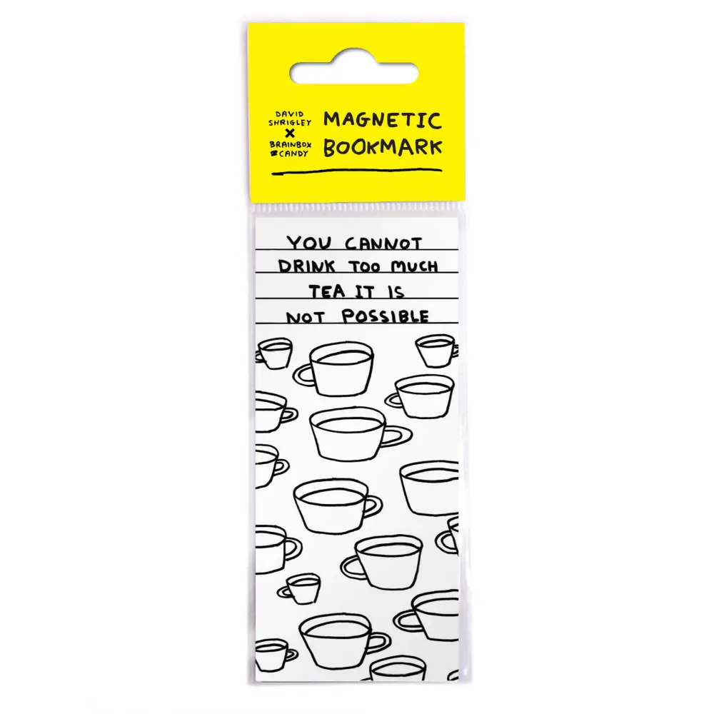 Too Much Tea Magnetic Bookmark - PABOOM