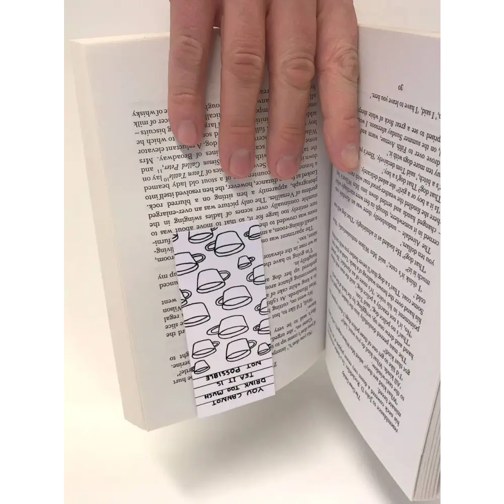 Too Much Tea Magnetic Bookmark - PABOOM