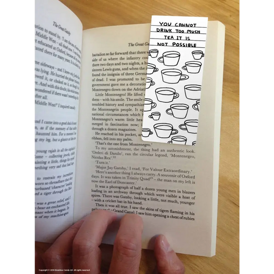 Too Much Tea Magnetic Bookmark - PABOOM