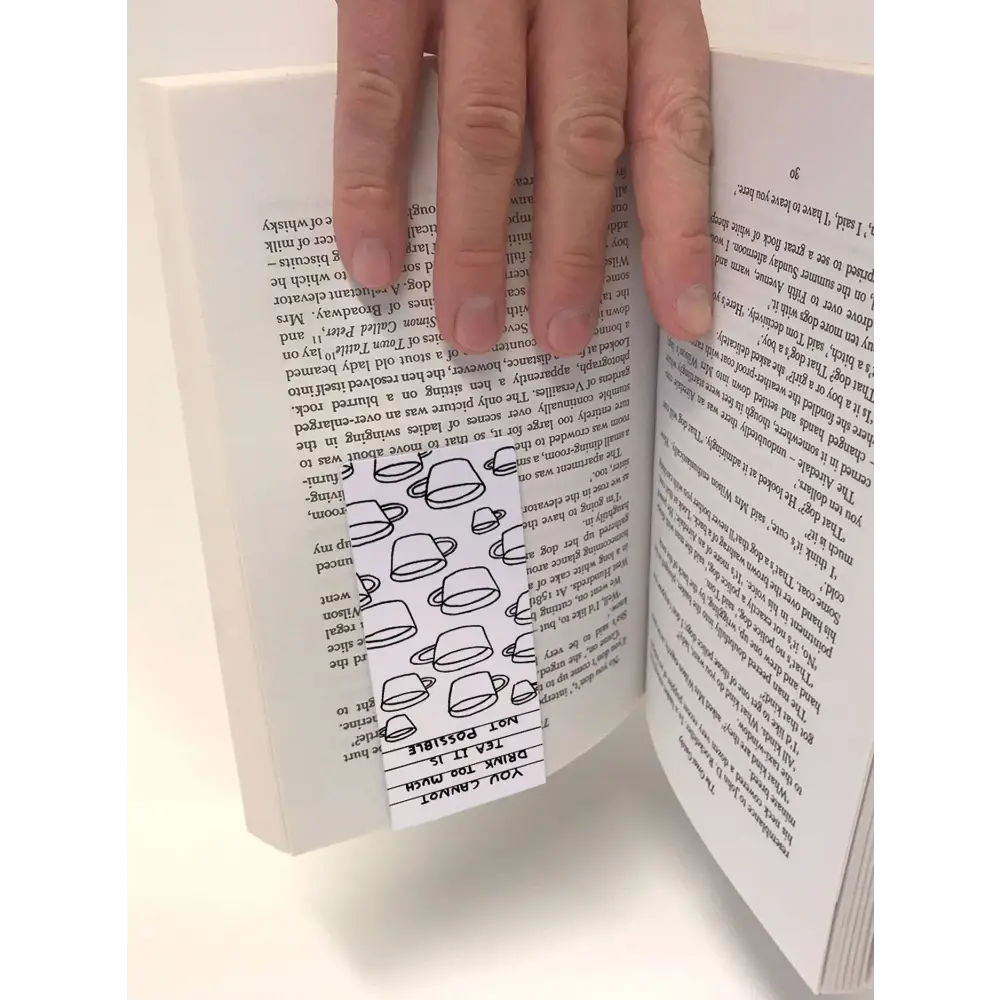 Too Much Tea Magnetic Bookmark - PABOOM