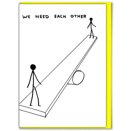 We Need Each Other Card - PABOOM