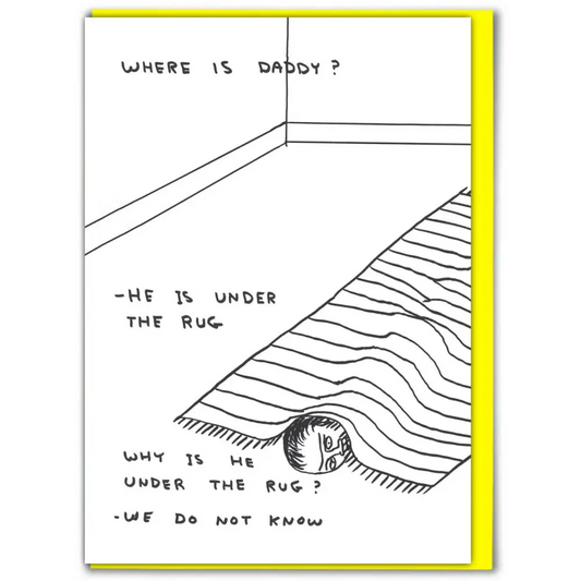 Where Is Daddy Fathers Day Card - PABOOM