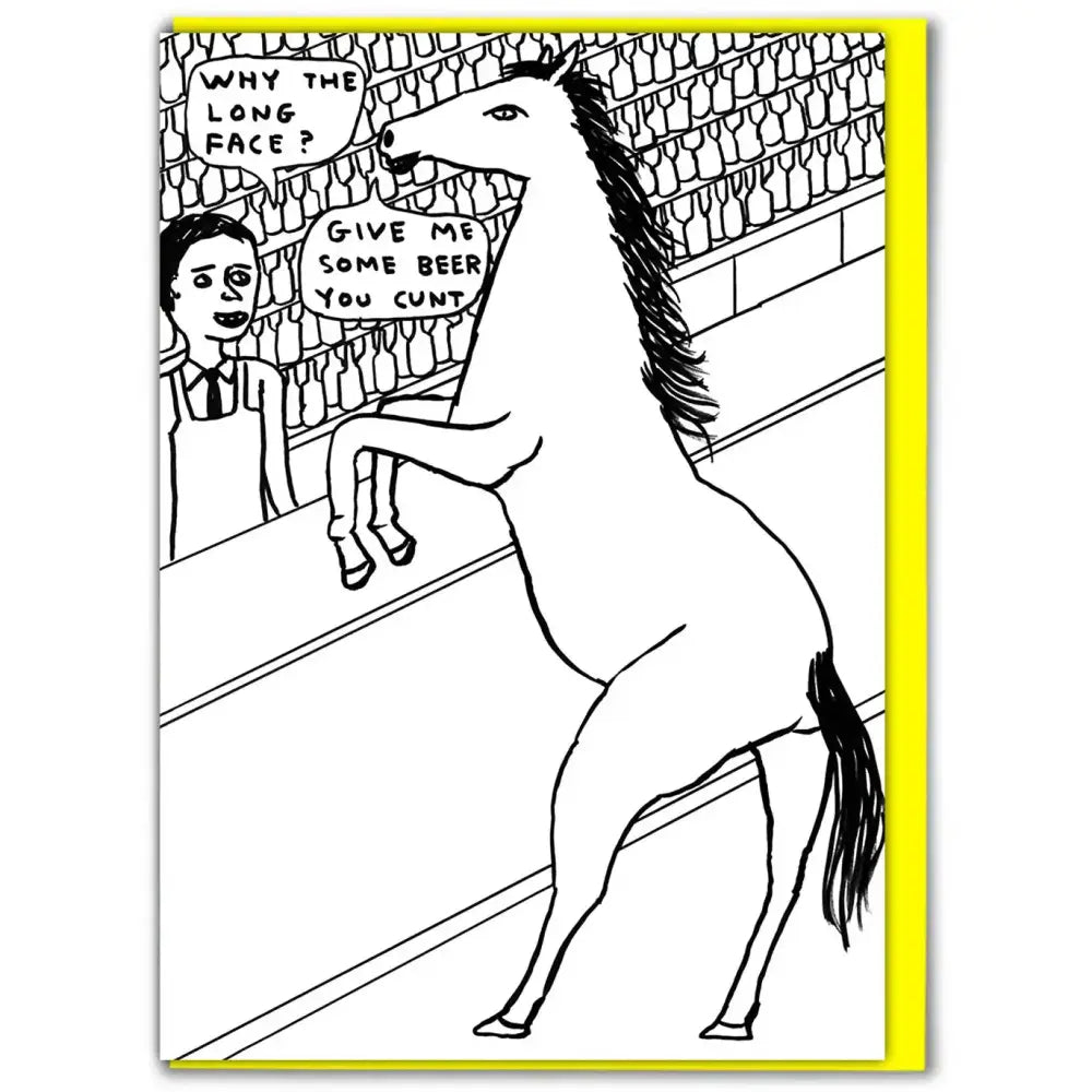 Why The Long Face Card - PABOOM