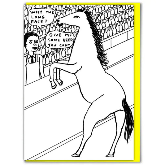 Why The Long Face Card - PABOOM