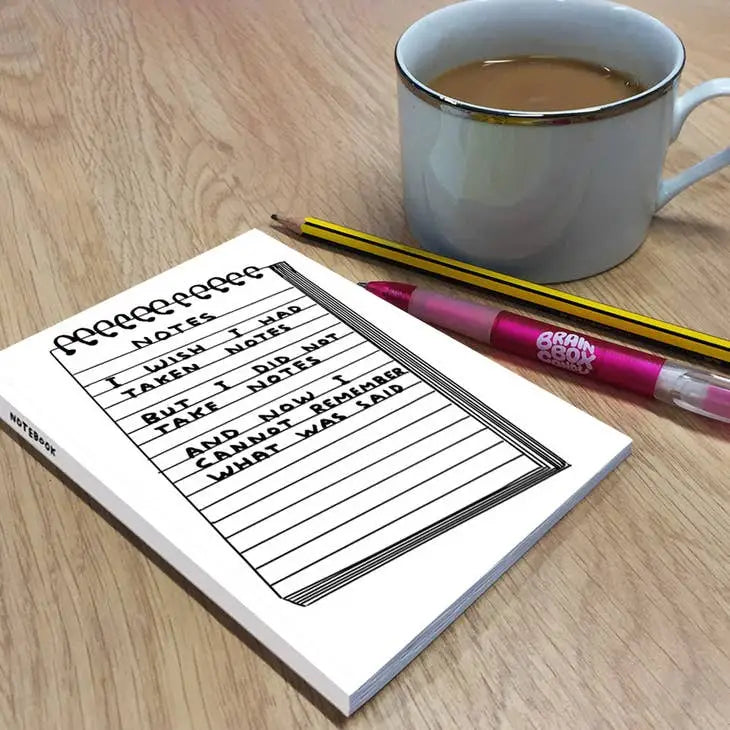 Wish I’d Taken Notes A6 Notebook - PABOOM