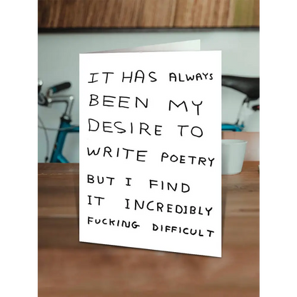 Write Poetry Card - PABOOM