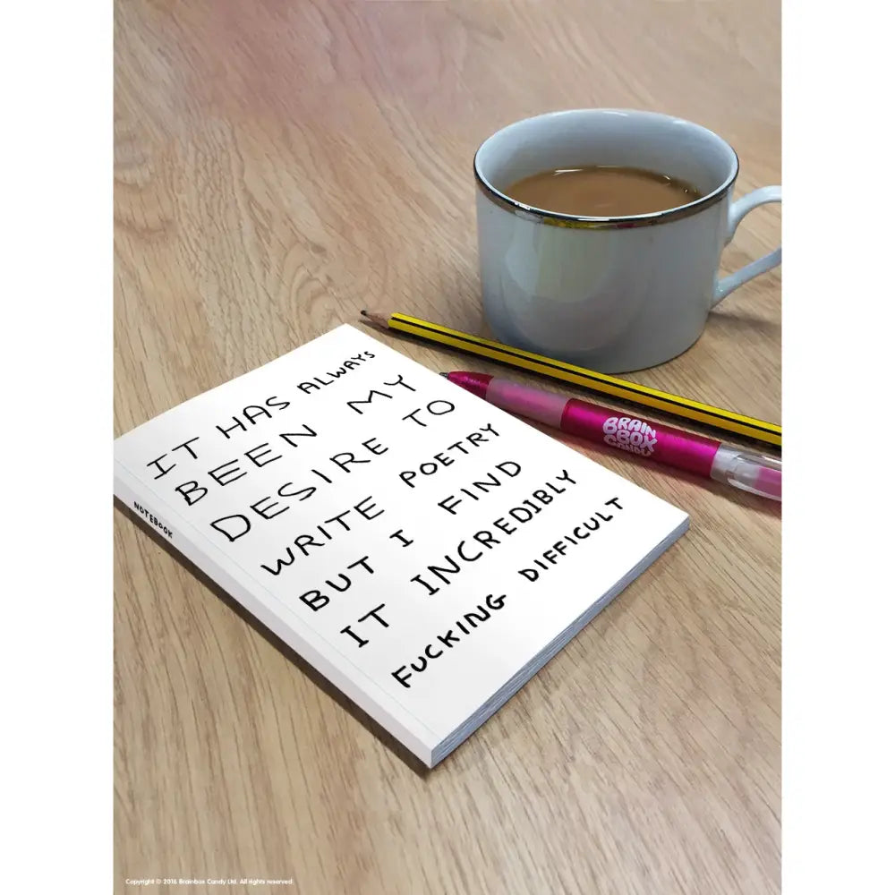 Write Poetry Lined A6 Notebook - PABOOM