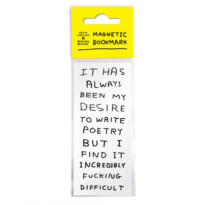 Write Poetry Magnetic Bookmark - PABOOM