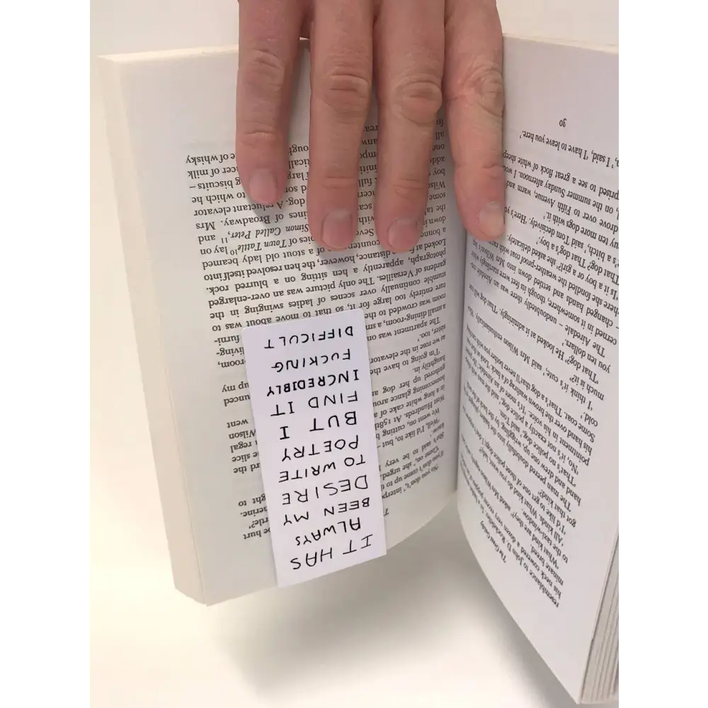Write Poetry Magnetic Bookmark - PABOOM