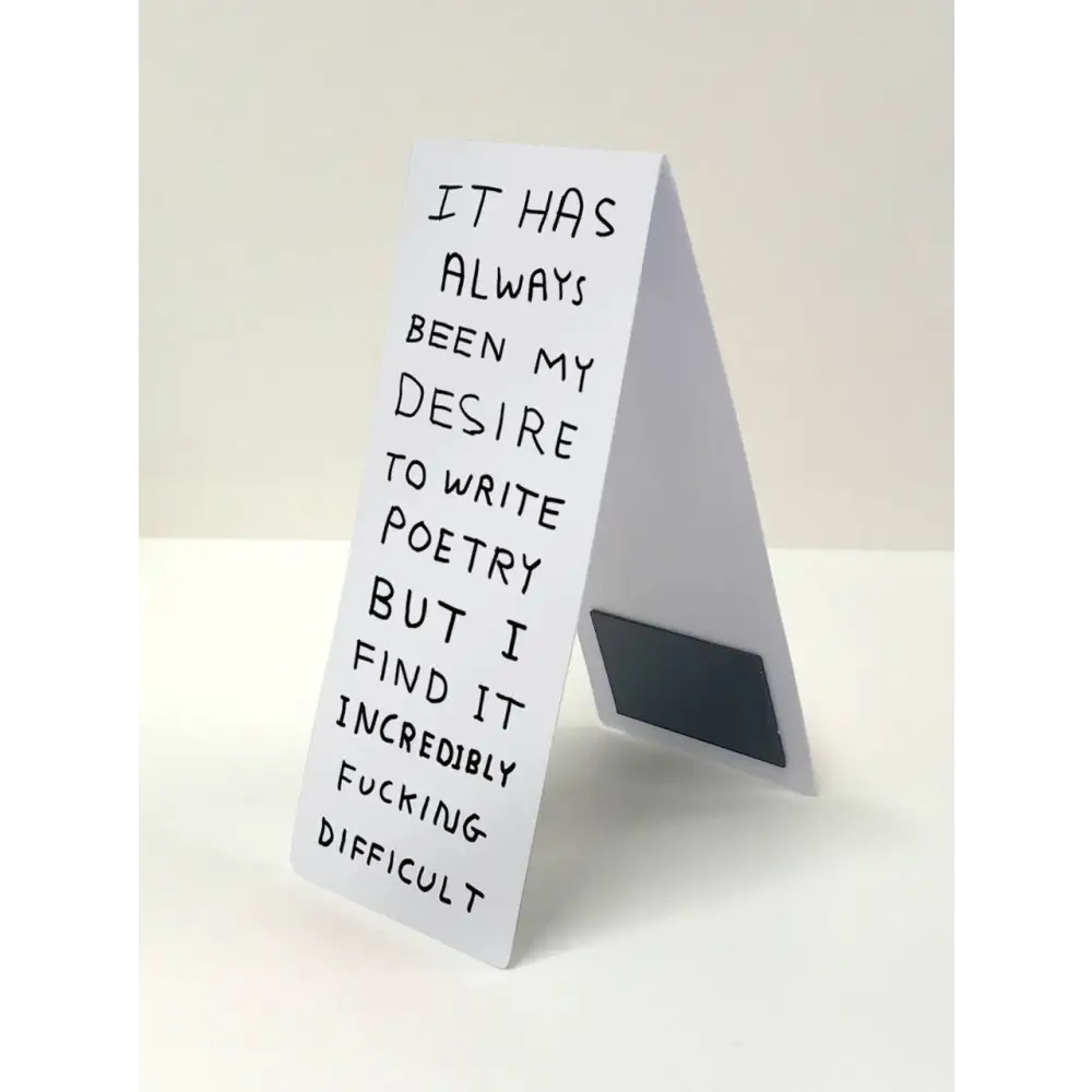 Write Poetry Magnetic Bookmark - PABOOM
