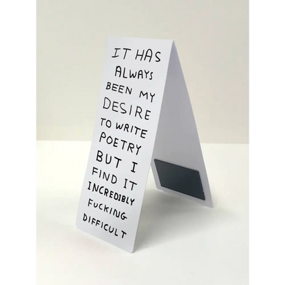 Write Poetry Magnetic Bookmark - PABOOM