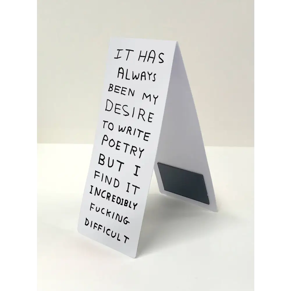 Write Poetry Magnetic Bookmark - PABOOM