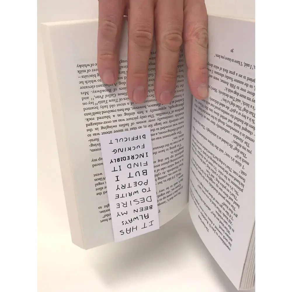 Write Poetry Magnetic Bookmark - PABOOM