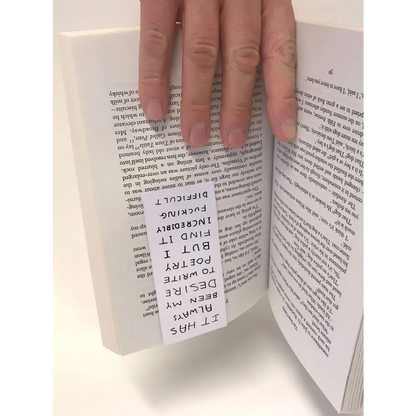 Write Poetry Magnetic Bookmark - PABOOM