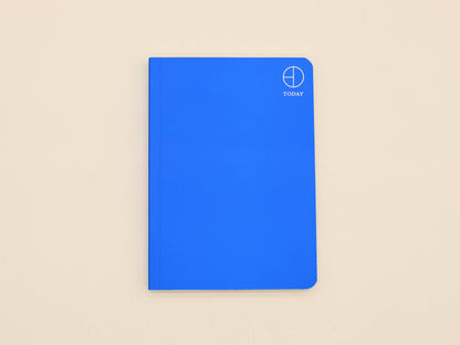 Cornflower blue Today softcover planner with a minimal foil logo - PABOOM