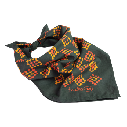 Royce Bandana worn as a neckerchief