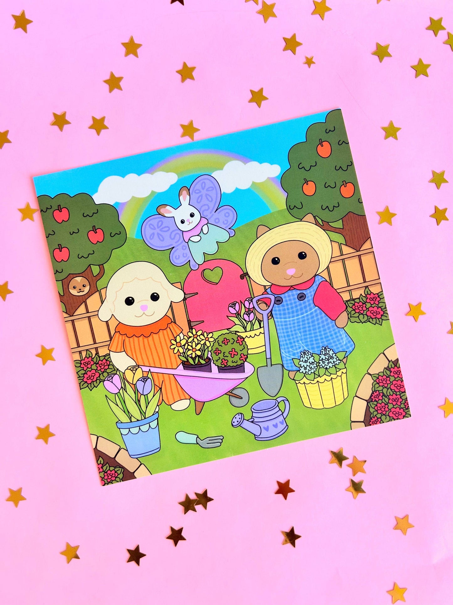 Garden Party Critter Print