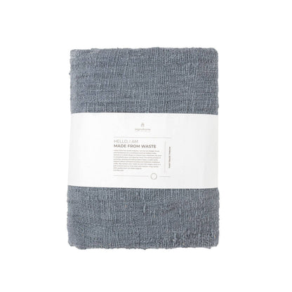 Waste Cotton Throw - Beige