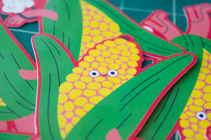 Corn - Vinyl Sticker