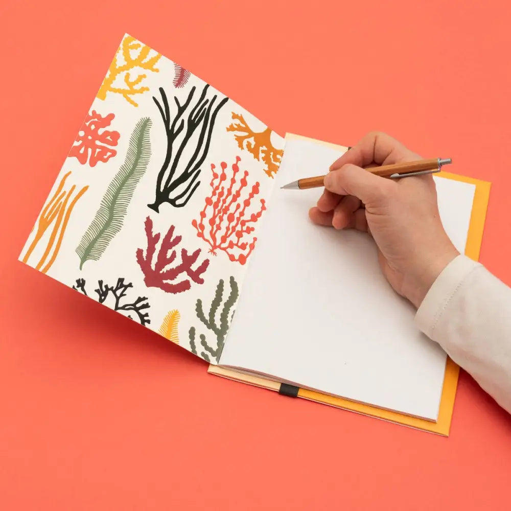 Studio Wald - UK Made - Notebook + Folder (A5) - Seaweed