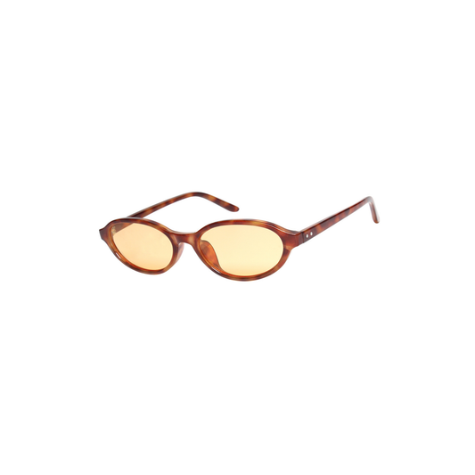 Retro Oval Tortoise Sunglasses - Tortoise