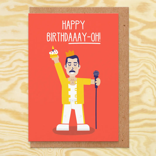 Ay Oh Birthday Card