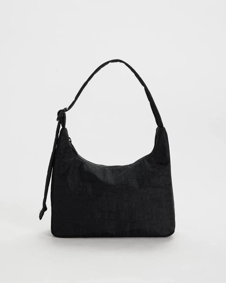 Baggu Mini Nylon Shoulder Bag Black