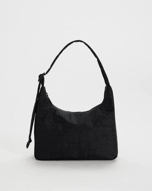 Baggu Mini Nylon Shoulder Bag Black