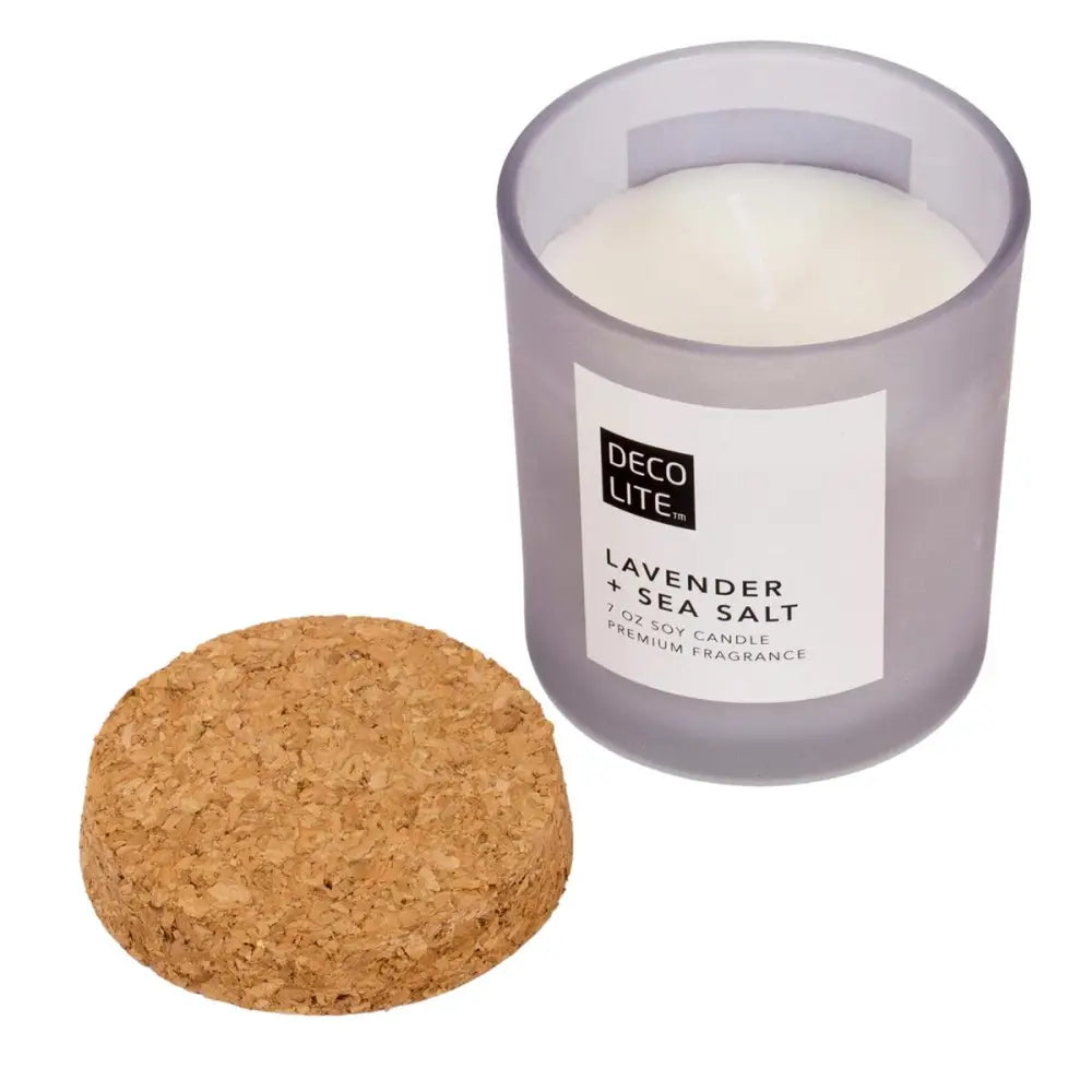 Lavender + Seasalt Soy Candle - PABOOM