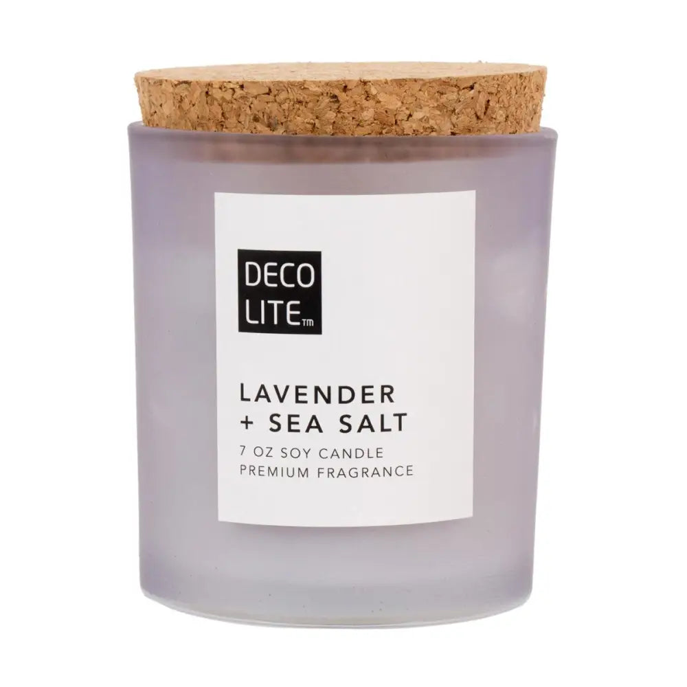 Lavender + Seasalt Soy Candle - PABOOM