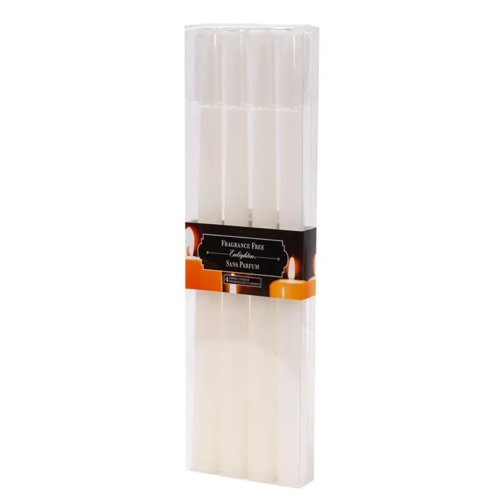 White 12" Taper Candles Set - PABOOM