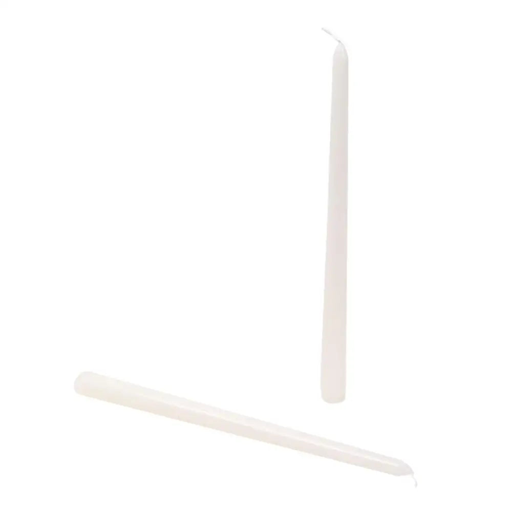White 12" Taper Candles Set - PABOOM