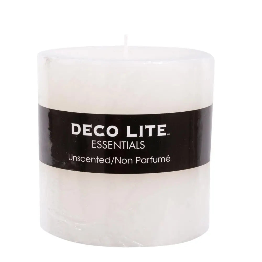 White Pillar Candle - PABOOM