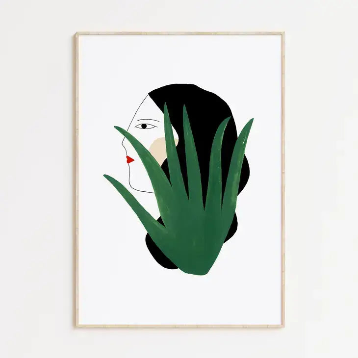 Cactus Woman A3 Print - PABOOM