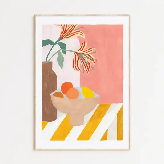 Lilies Still Life A2 Print - PABOOM