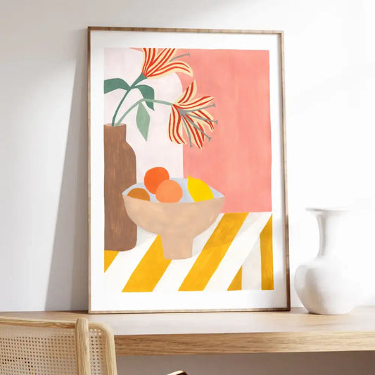 Lilies Still Life A2 Print - PABOOM