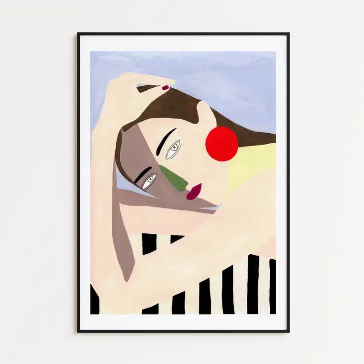 Lying Woman Print - PABOOM