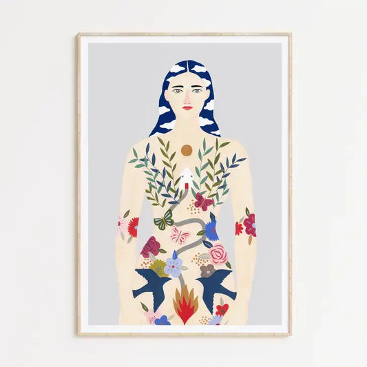 My Body Is My Home A3 Print - PABOOM