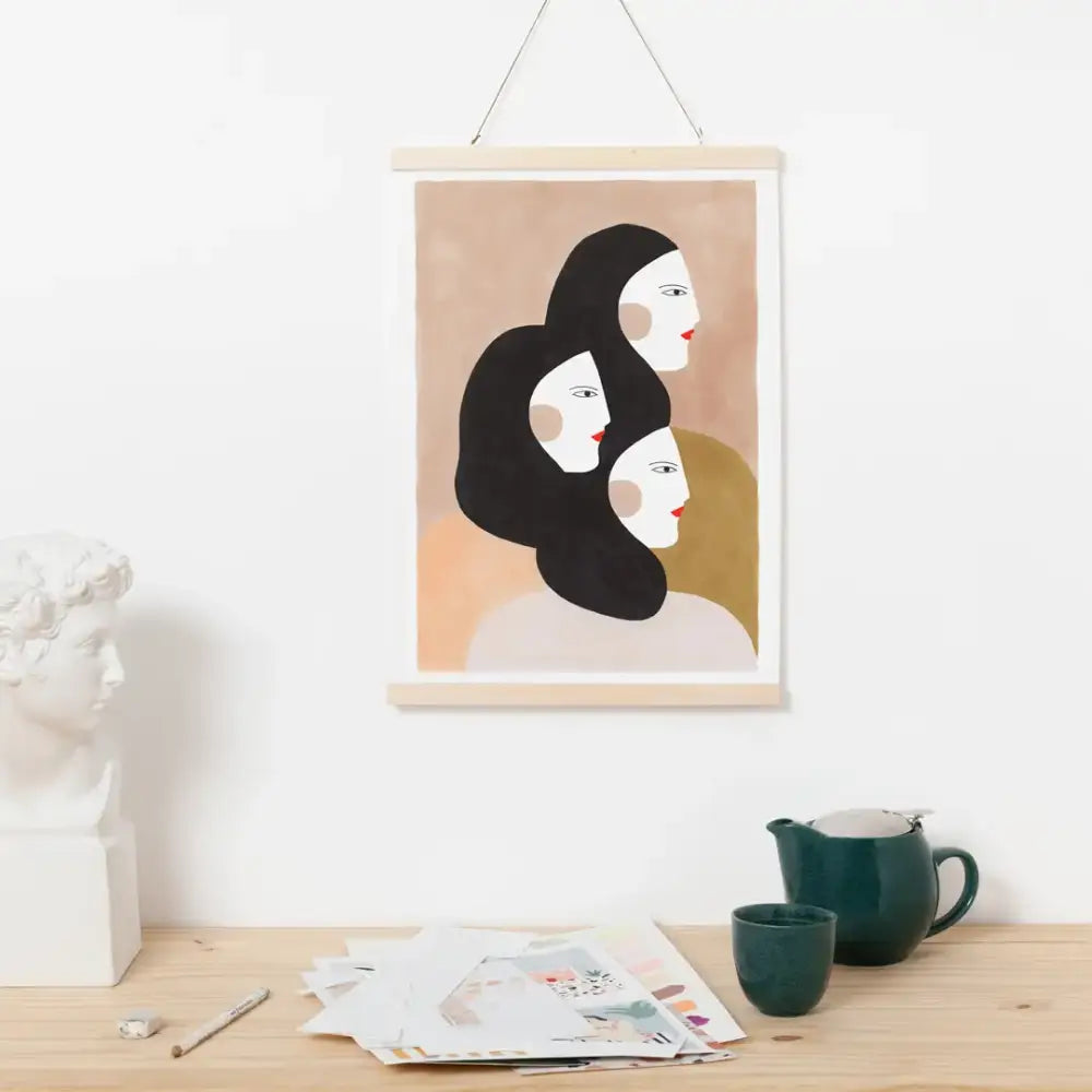 Sisters A3 Print - PABOOM