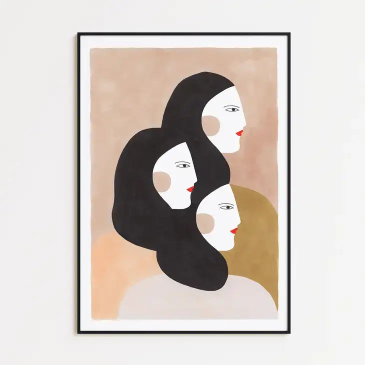 Sisters A3 Print - PABOOM