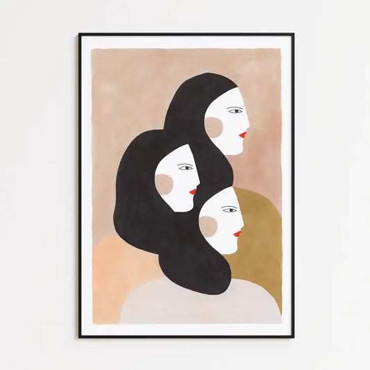 Sisters A3 Print - PABOOM