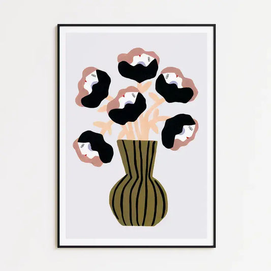 Women Bouquet A2 Print - PABOOM