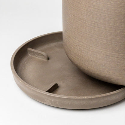 Kanso Designs Planter + Saucer 9” - Black