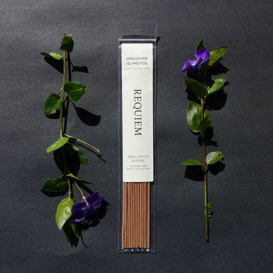 Requiem Incense Sticks - Small Batch Vancouver Island (20 Sticks) - Vancouver Island Fog