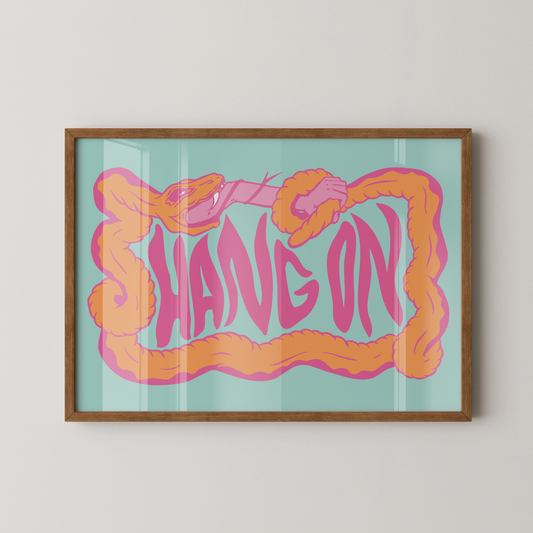 Hang On Snake Print