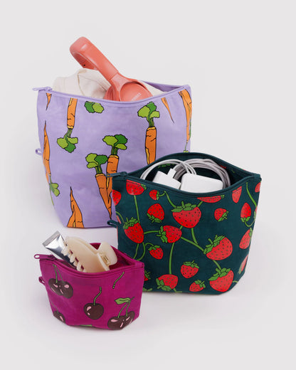 BAGGU Go Pouch Set