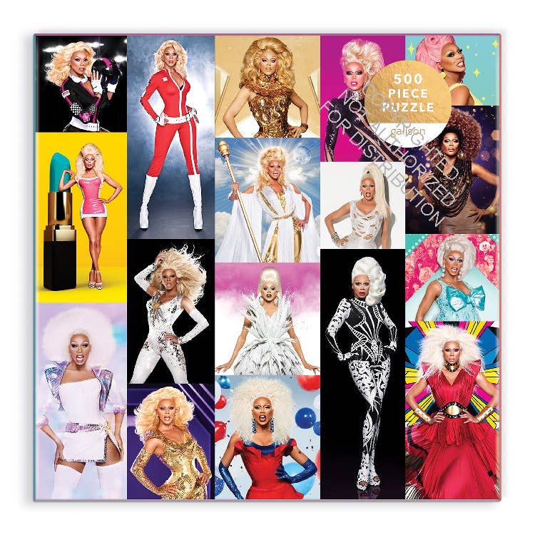 RuPaul's Drag Race puzzle box back - PABOOM