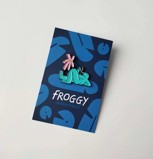 Froggy Enamel Pin