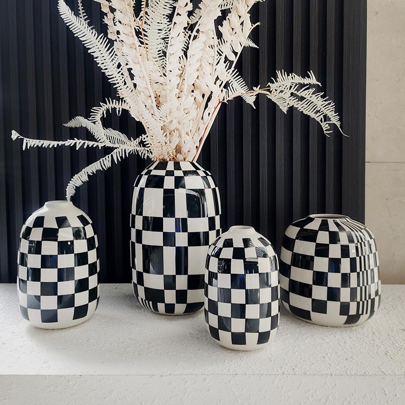 Checkered Vase