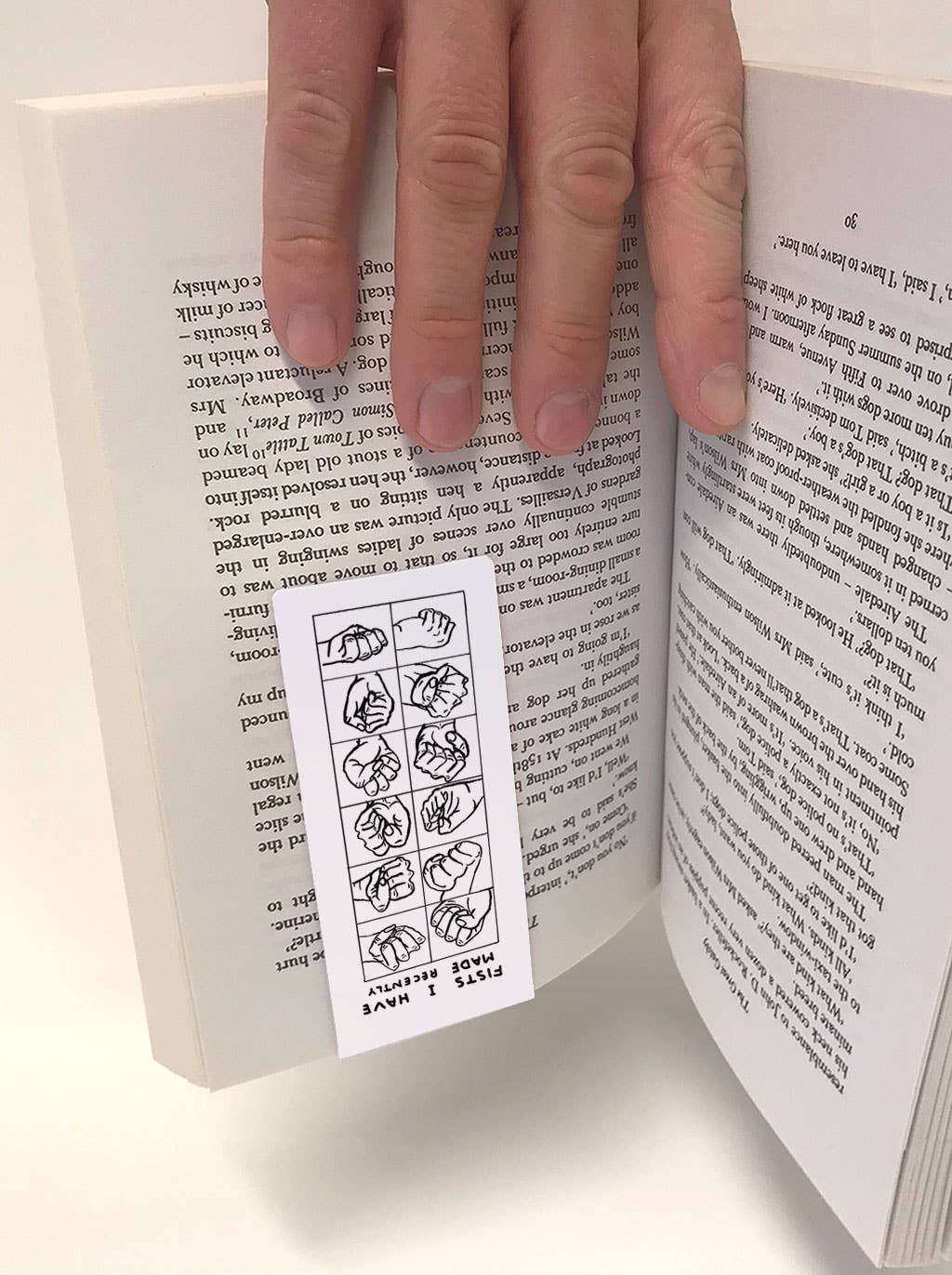 David Shrigley x Brainbox Candy Leapfrog magnetic bookmark, packaging detail - PABOOM